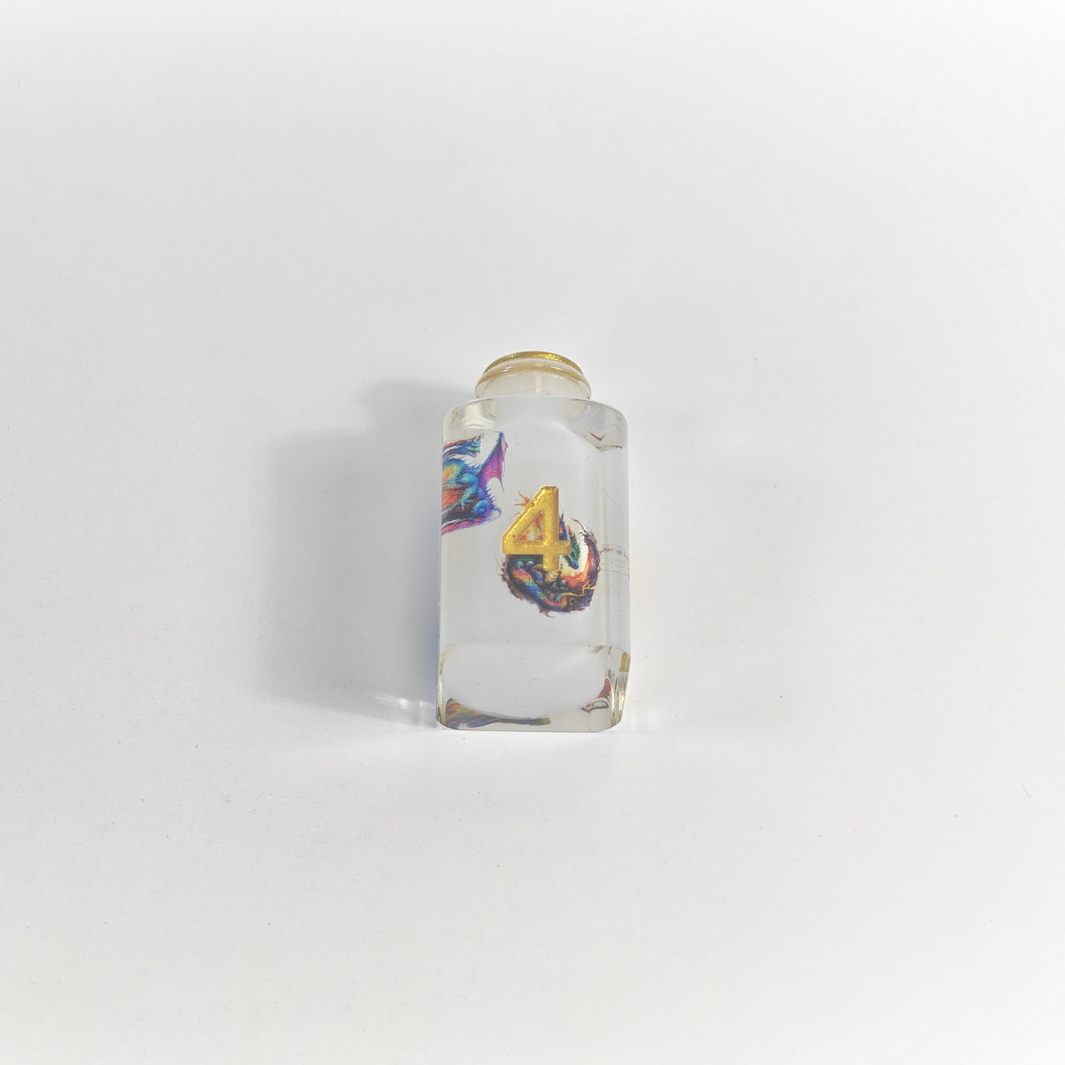 Encaptured Dragon Bottles Resin Dice Set