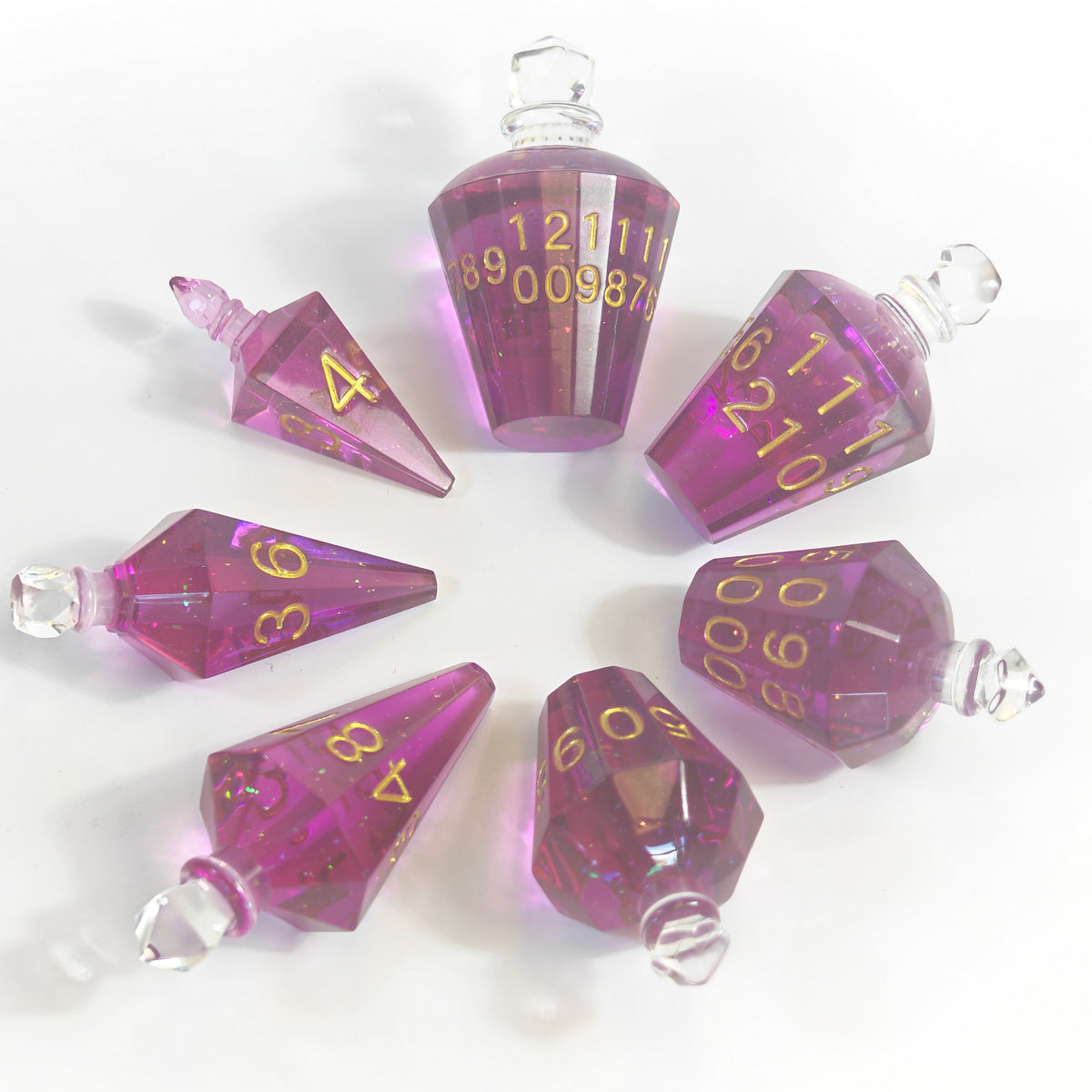 Boccette di pozione viola
