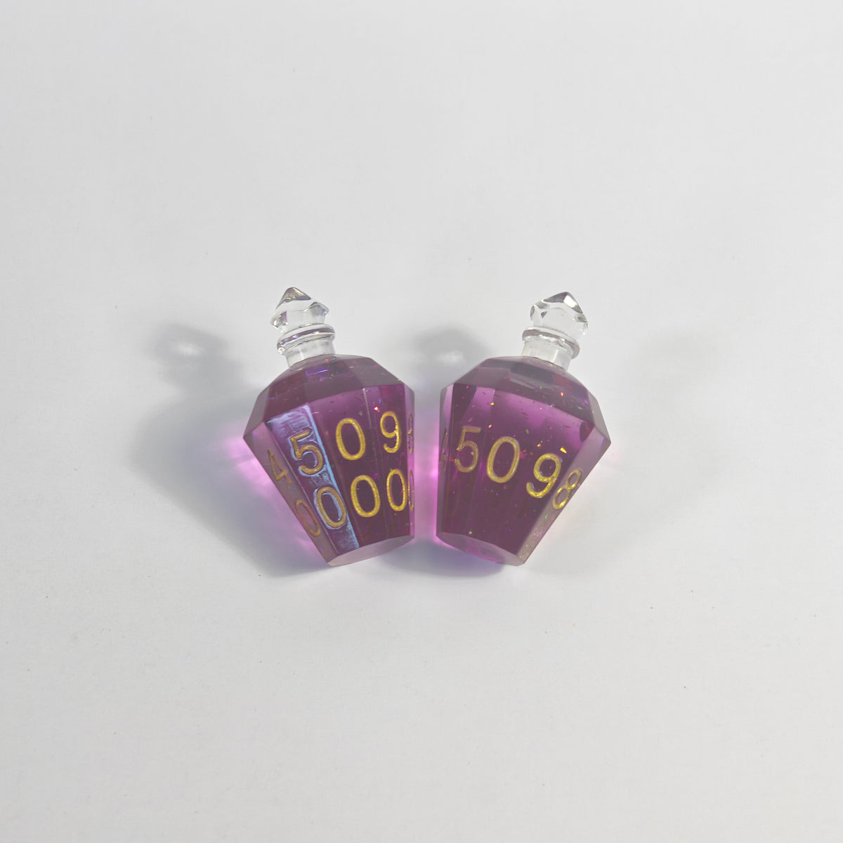 Boccette di pozione viola