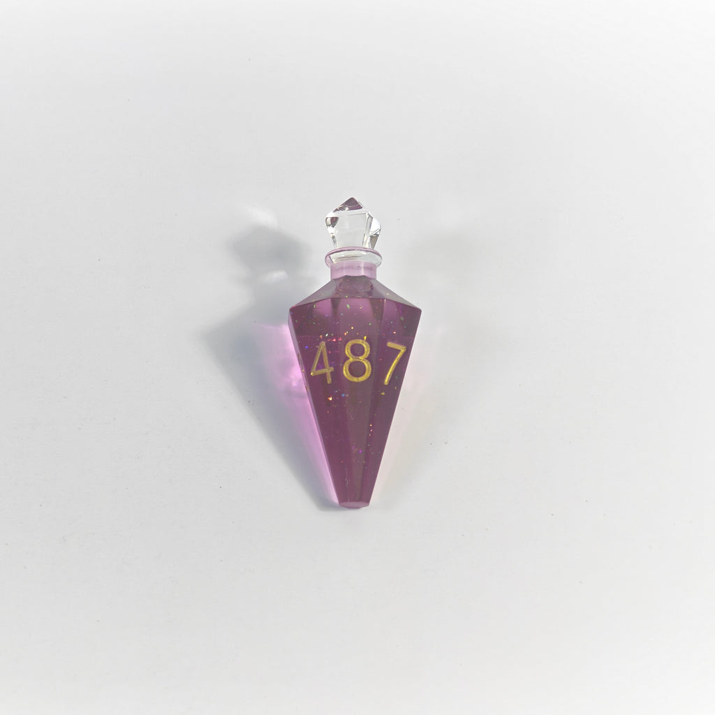 Boccette di pozione viola