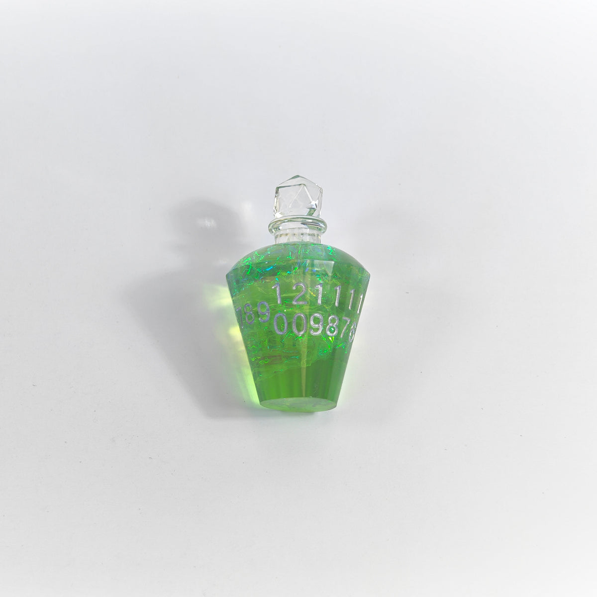 Green Potion Bottles Resin Dice Set