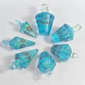 Boccetta di pozione glitter blu
