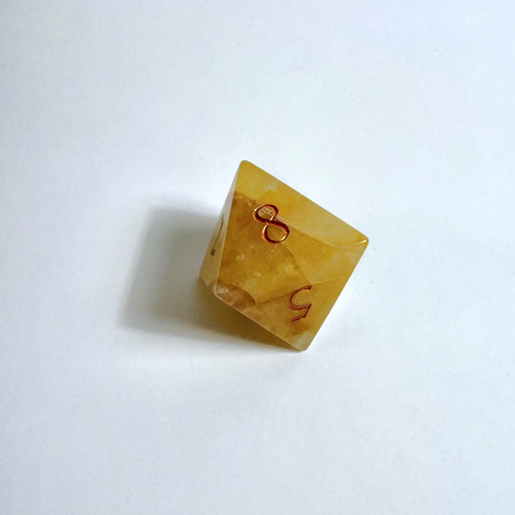 Set di dadi in calcite
