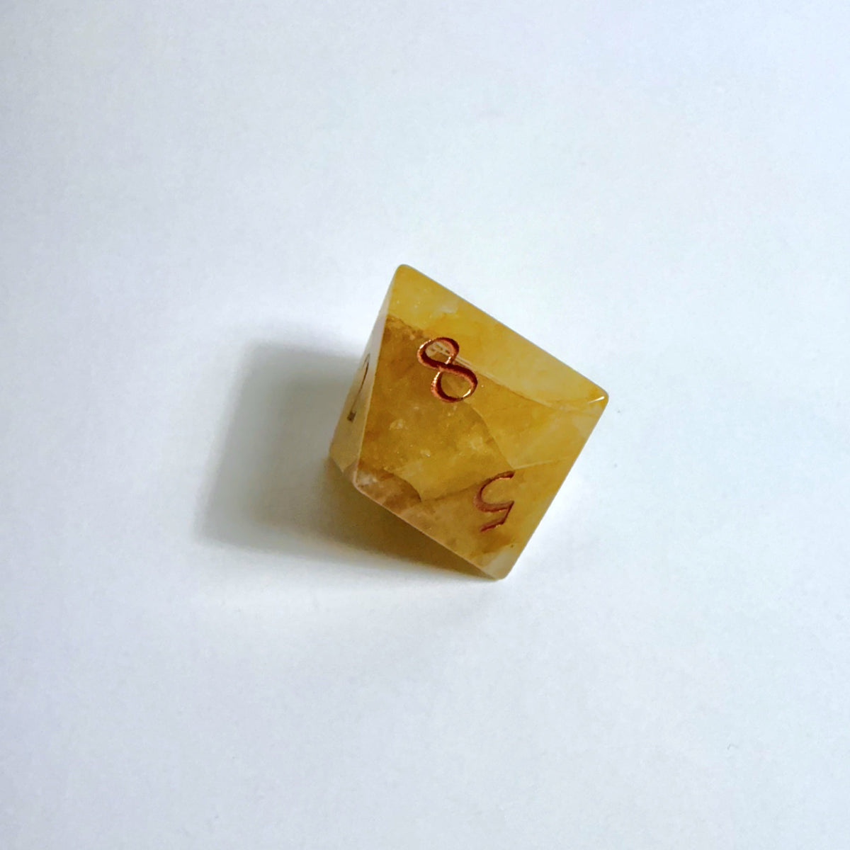Set di dadi in calcite