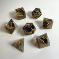 Set de dados de resina hechos a mano Mimic