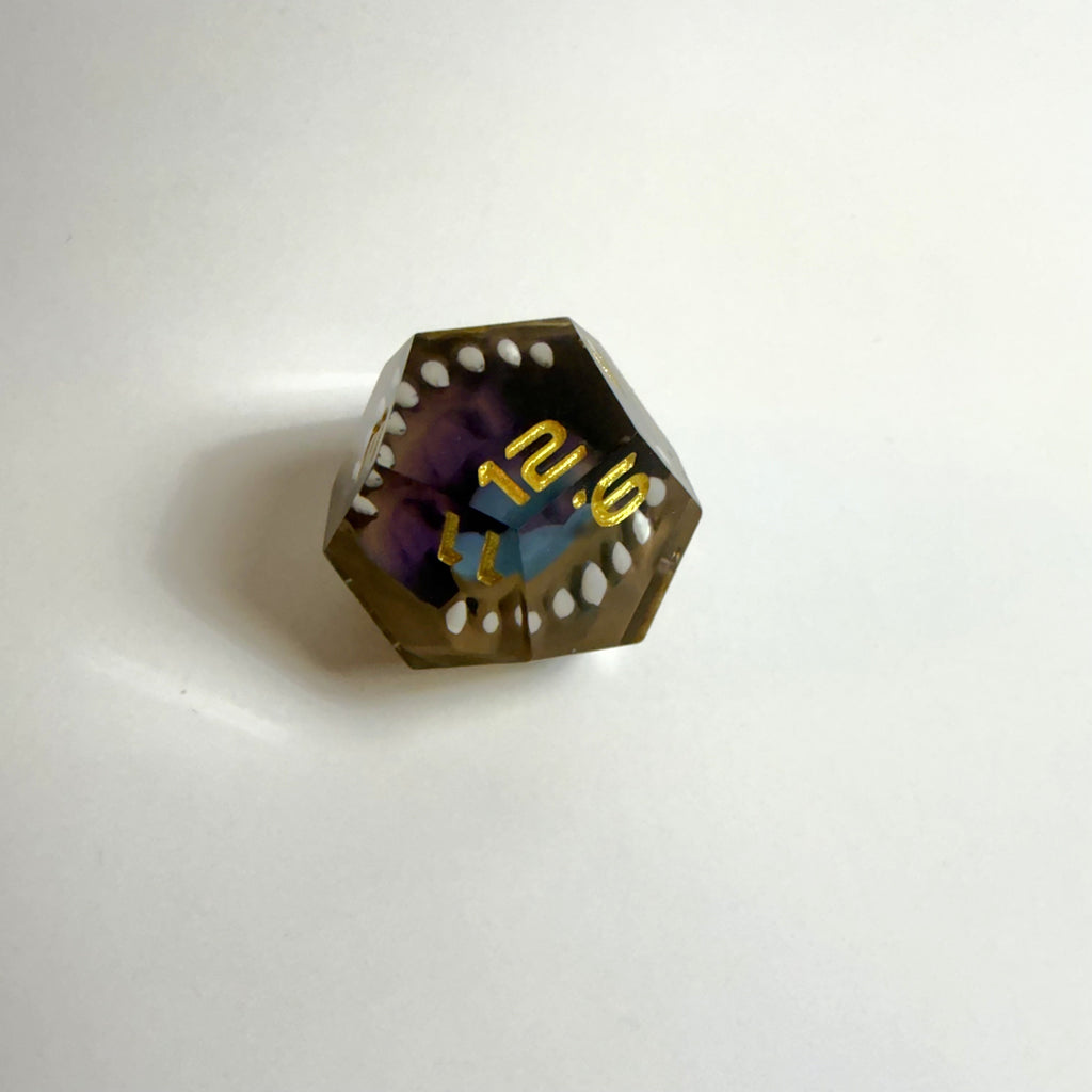 Set de dados de resina hechos a mano Mimic
