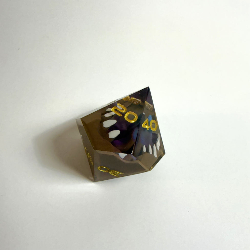 Set de dados de resina hechos a mano Mimic