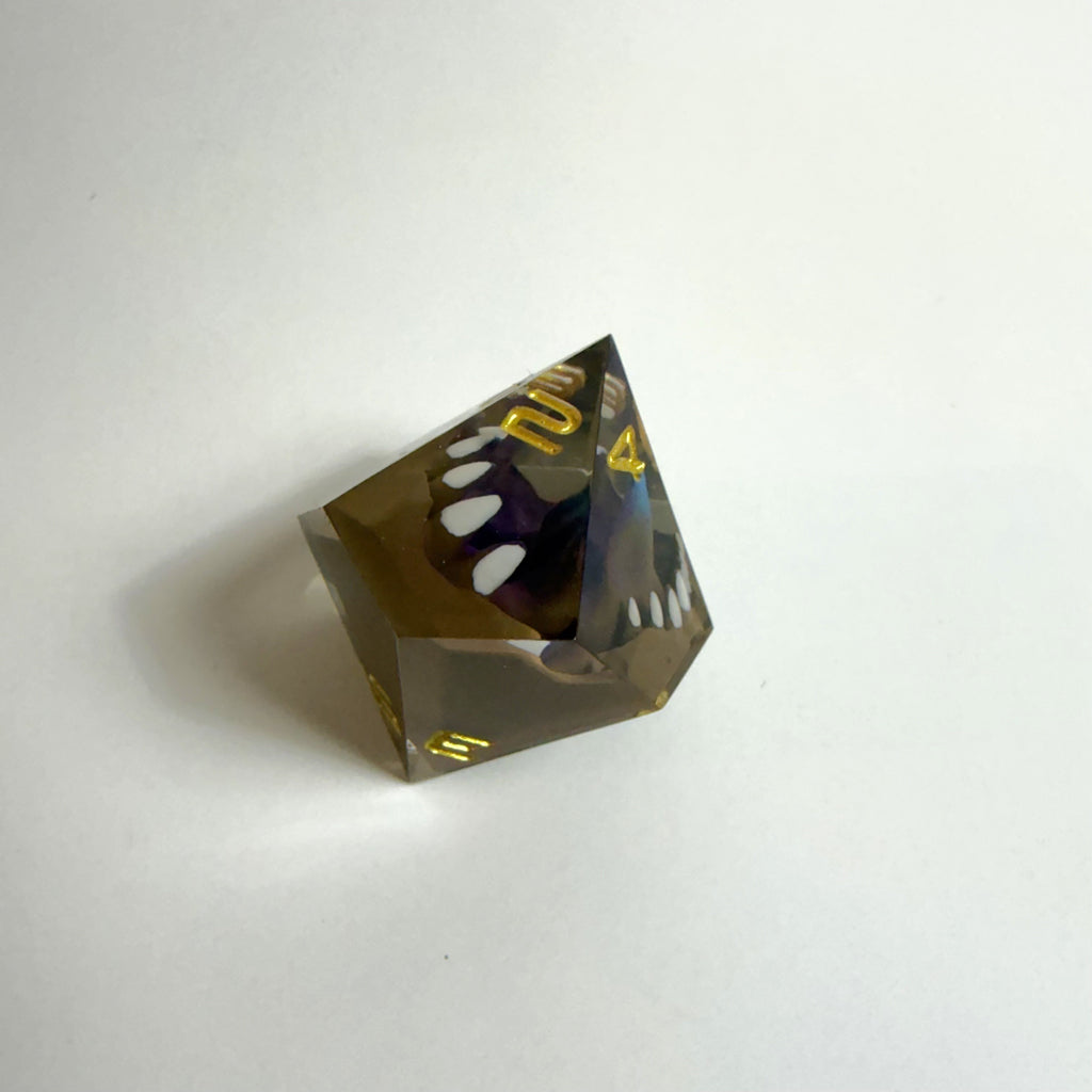 Set de dados de resina hechos a mano Mimic