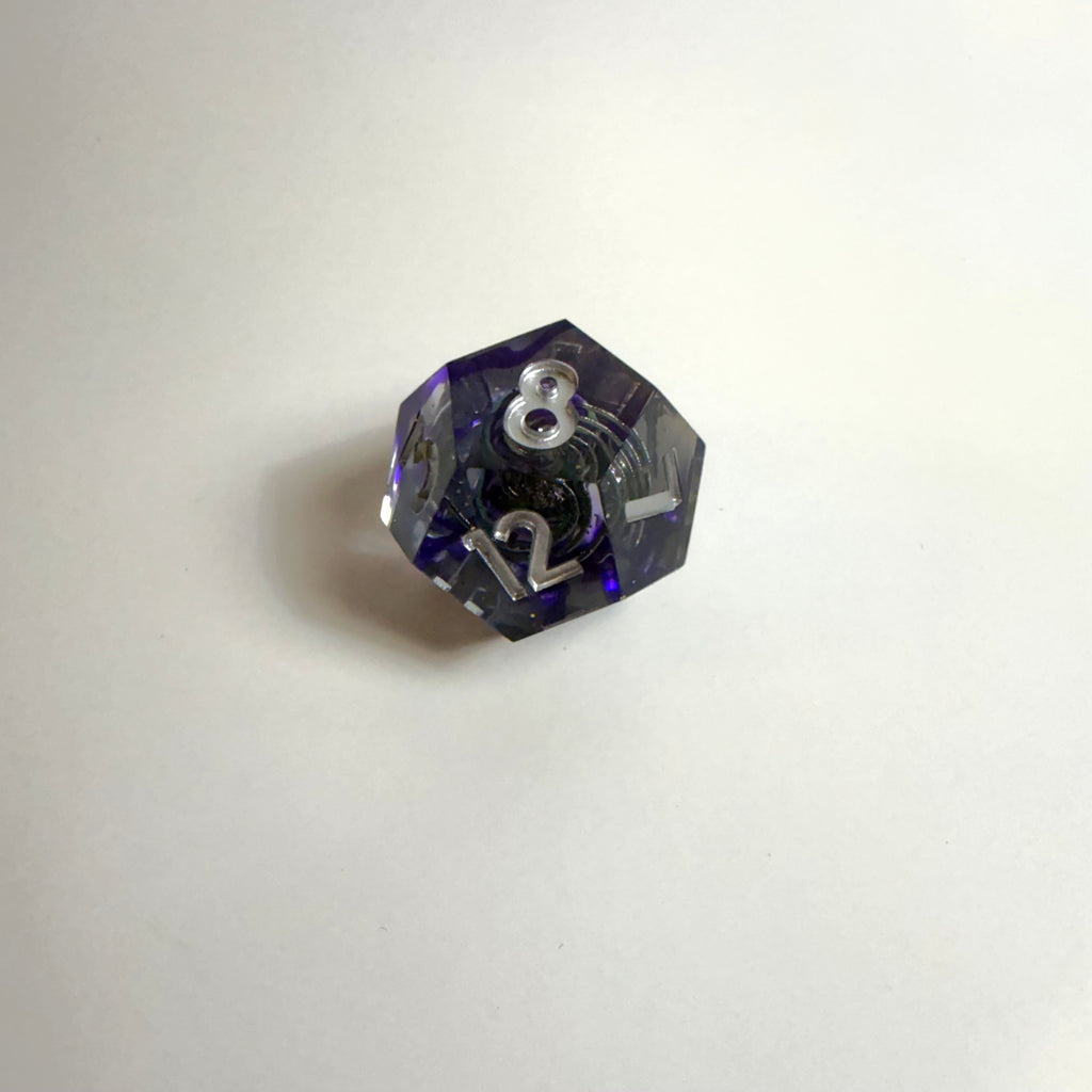 Galaxy Void Sharp Edge Resin Dice Set