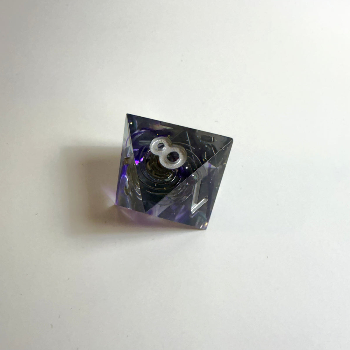 Galaxy Void Sharp Edge Resin Dice Set