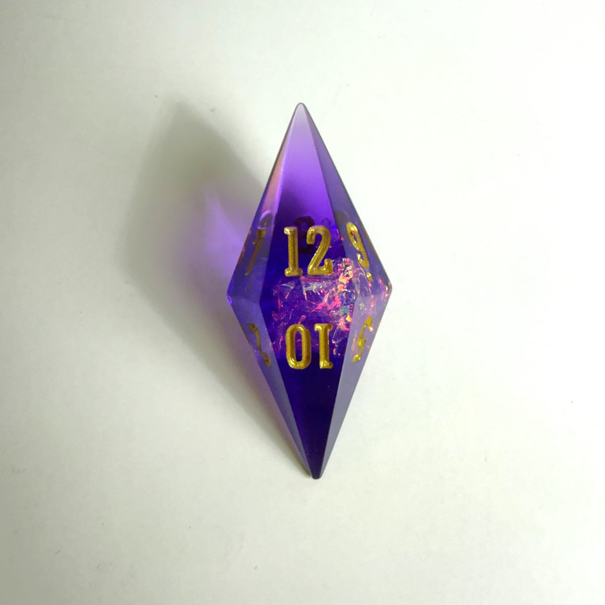 Set di dadi gemma Purple Life