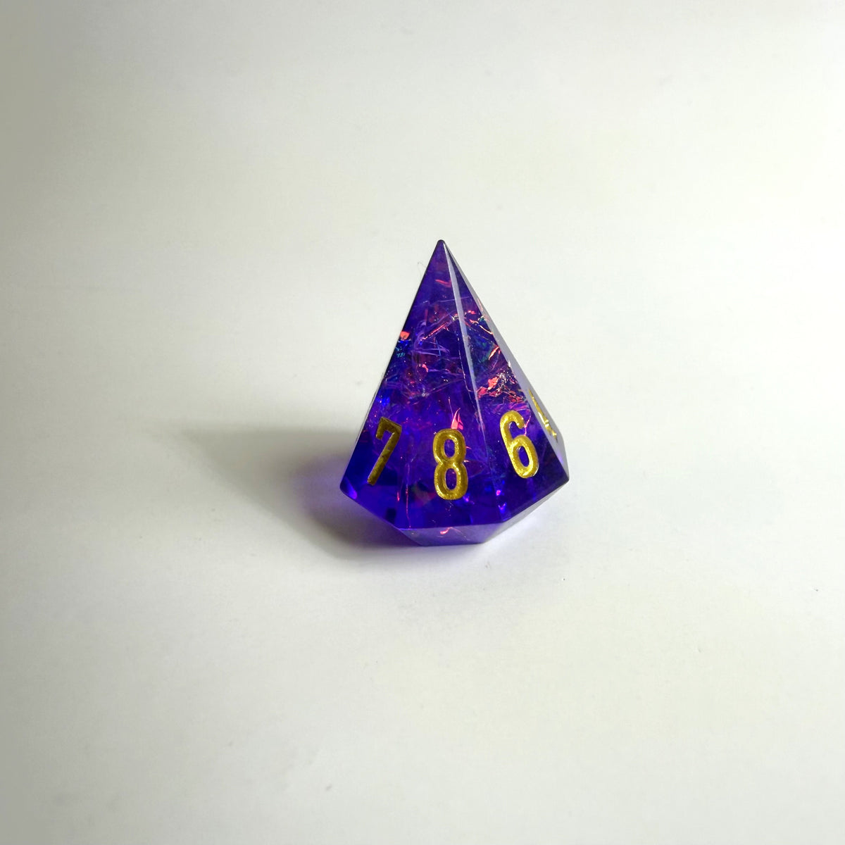 Set di dadi gemma Purple Life