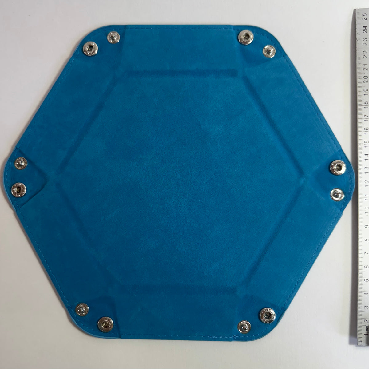 Hellblaue Standard-Würfelunterlage