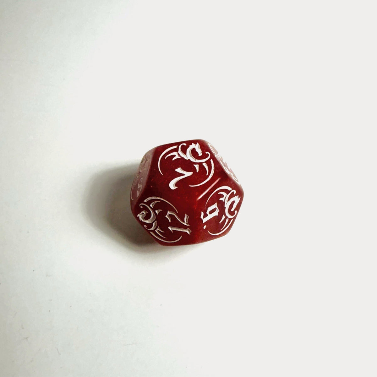Set di dadi in acrilico Drago Rosso