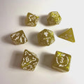 Yellow Dragon Acrylic Dice Set