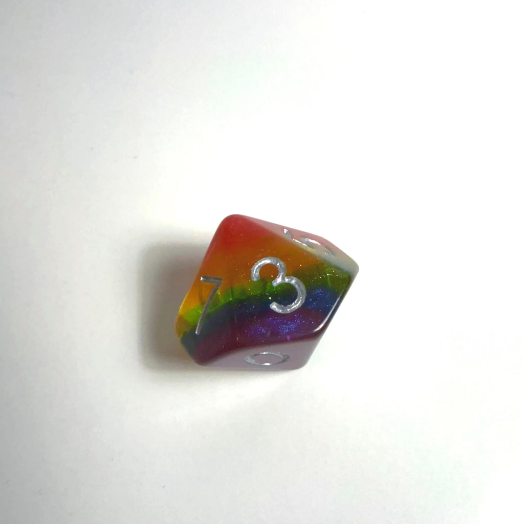 Regenbogen-Acryl-Würfelset