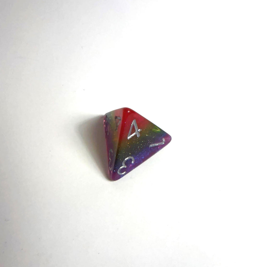 Regenbogen-Acryl-Würfelset